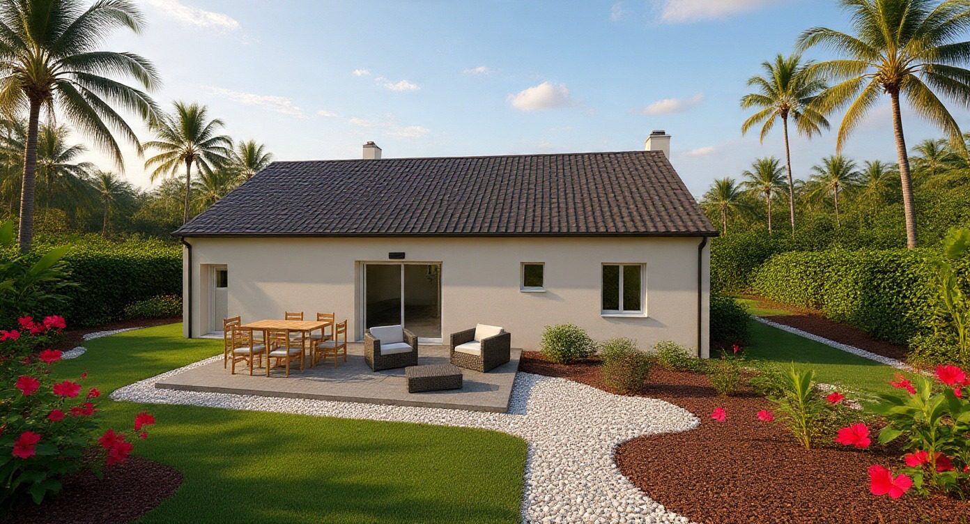 Visuel du modèle MB Primo 80 Garage — Maisons MB Habitat