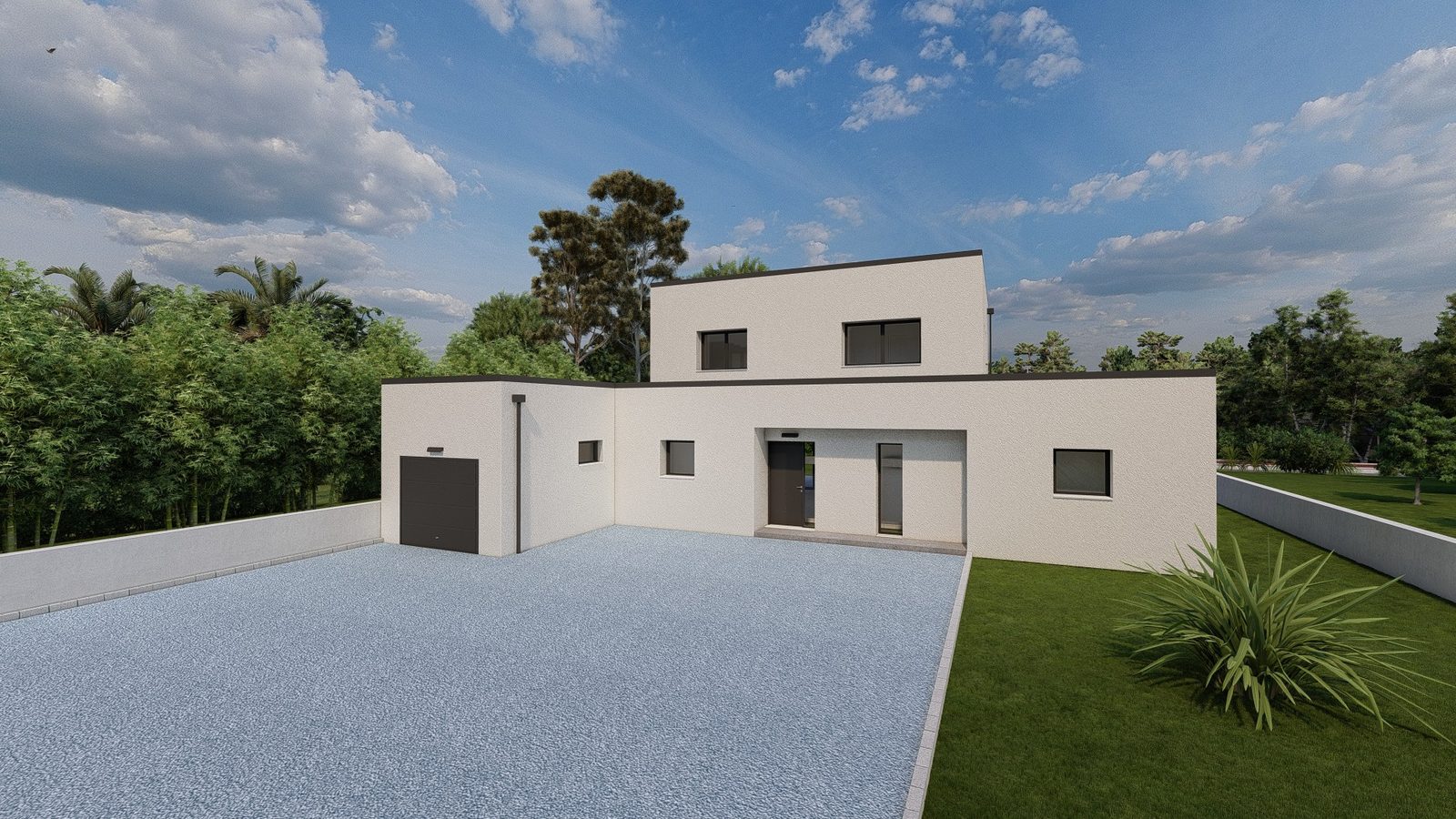 Visuel du modèle MB Signature 135 Accessible Quatre Chambres — Maisons MB Habitat