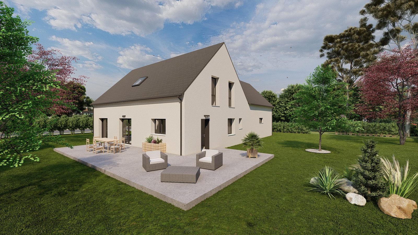Autre vue du modèle MB Signature 145 Cathédrale — Maisons MB Habitat
