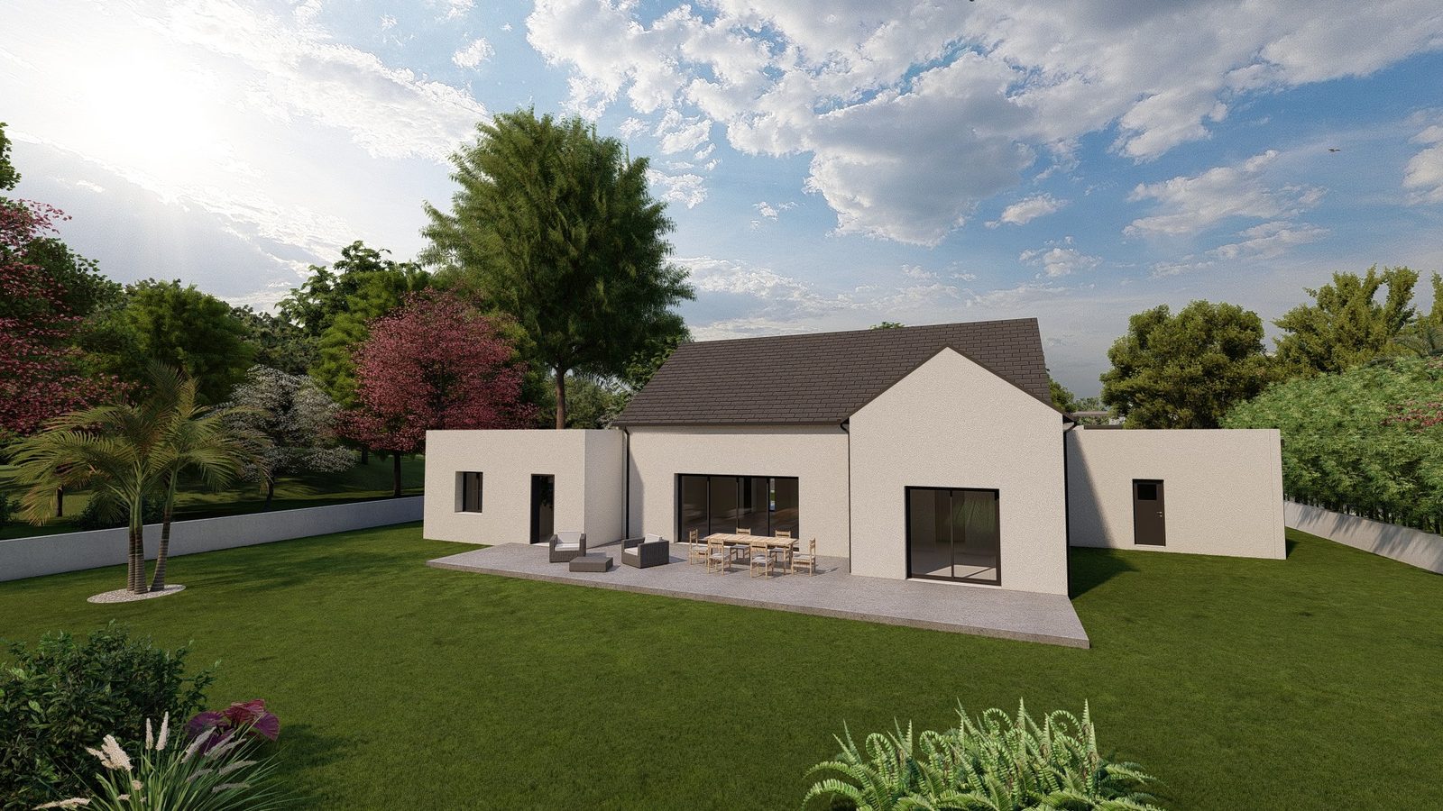 Autre vue du modèle MB Signature 145 Double Garage — Maisons MB Habitat