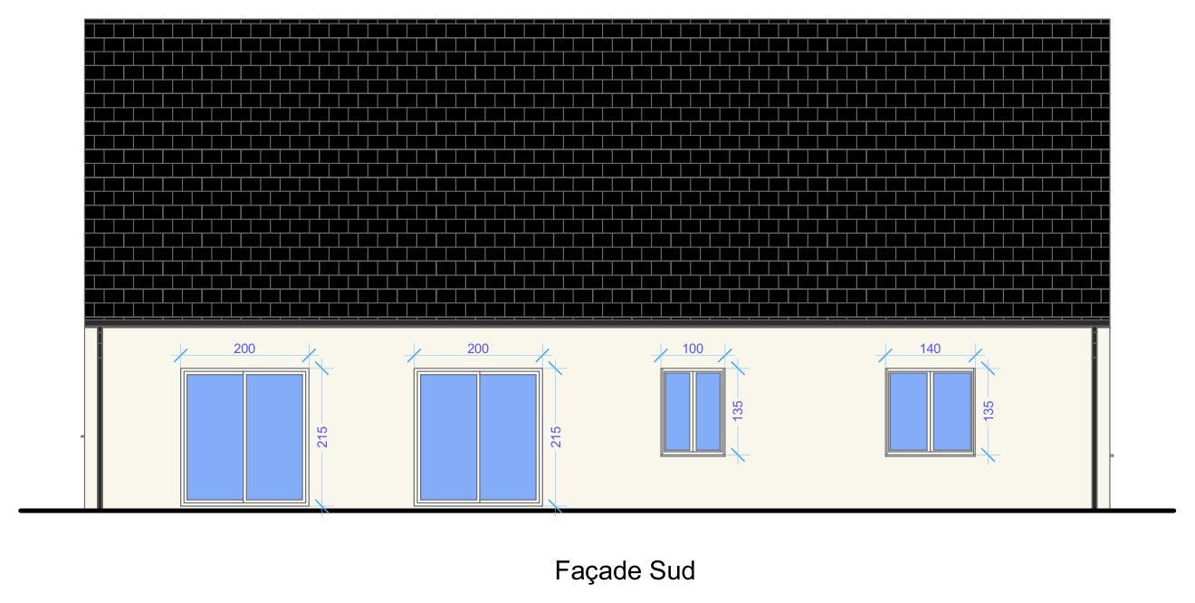 Visuel du modèle MB Tertiaire 150 Kiné — Maisons MB Habitat