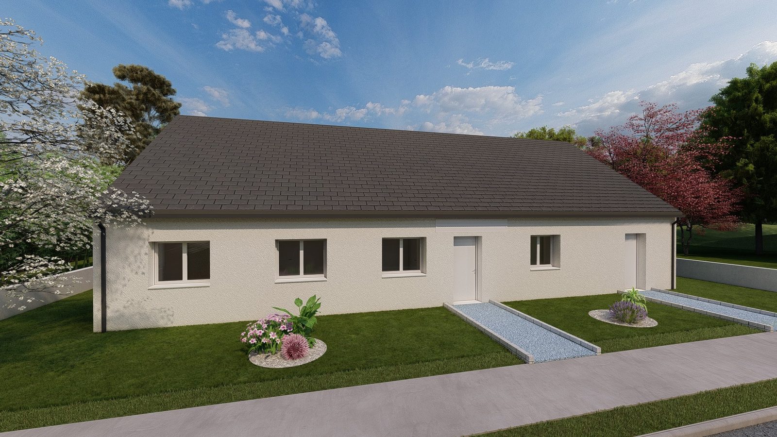 Visuel du modèle MB Tertiaire 175 MAM — Maisons MB Habitat
